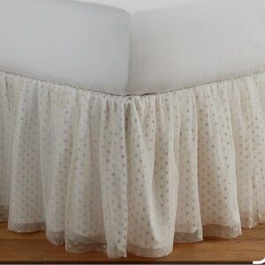 Pottery Barn Queen Tulle Tutu bedskirt Emily & Meritt